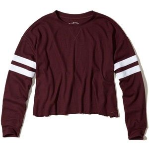 Hollister Oversized Waffle Shirt